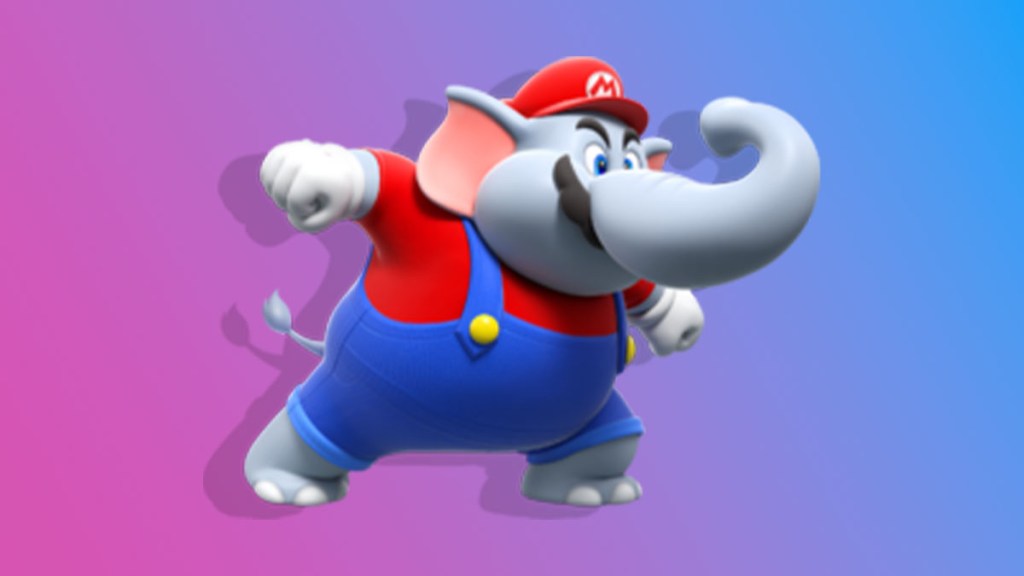Super Mario Wonder Éléphant Mario